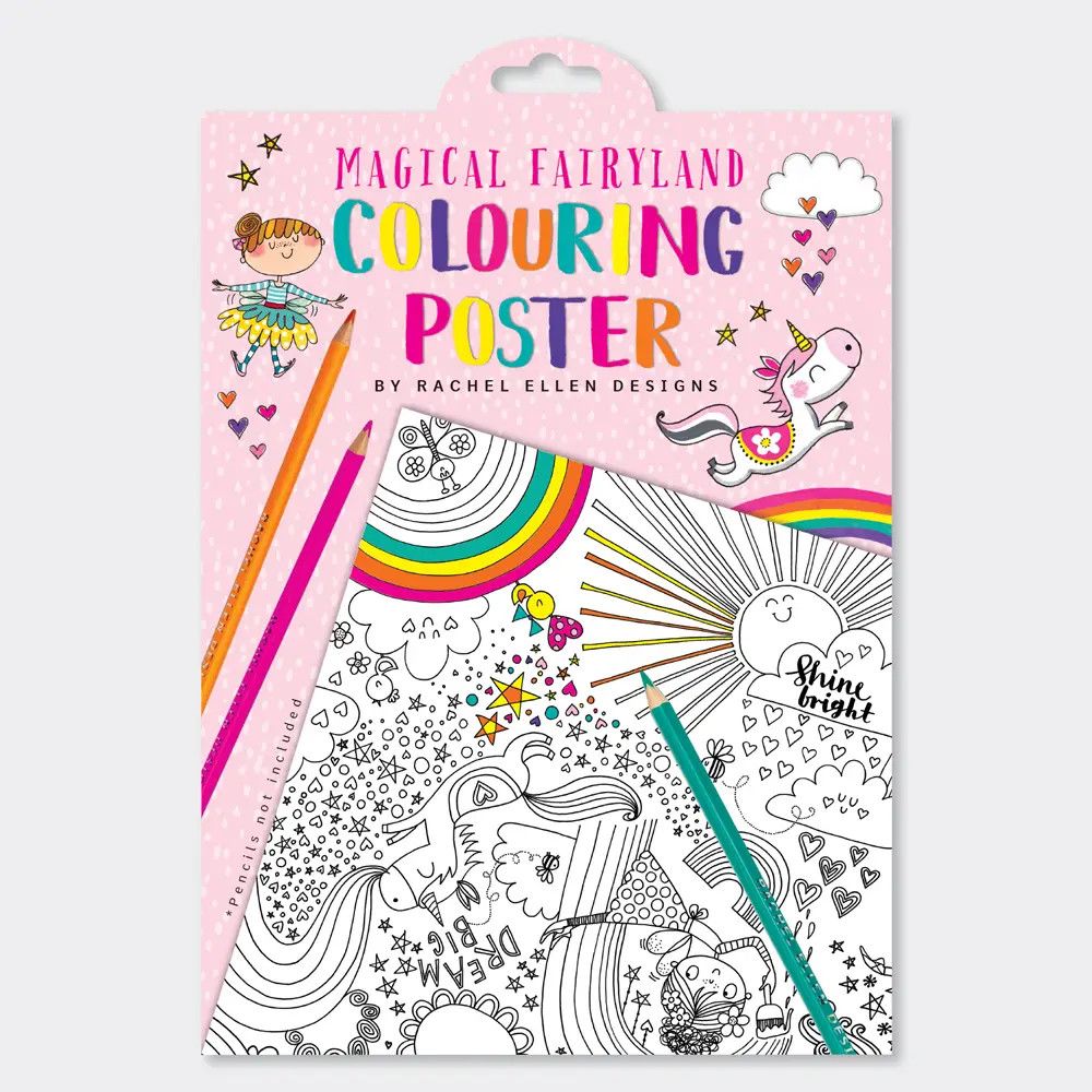 Colouring Posters - Magical Fairy Land