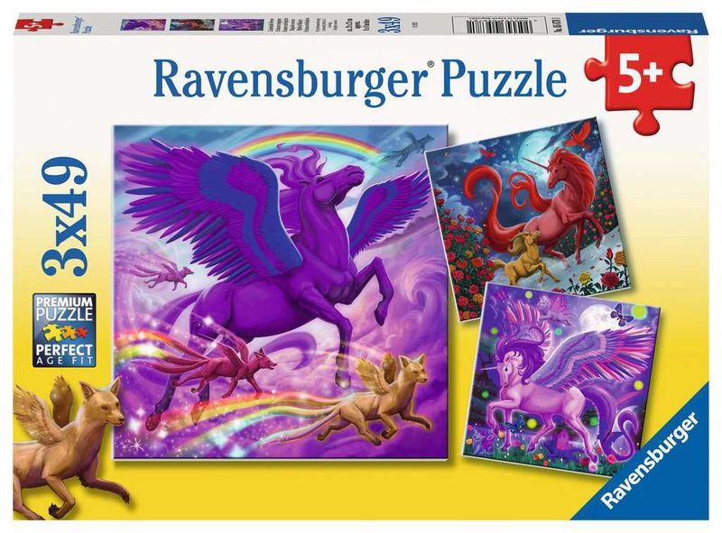 Ravensburger 3x49 PCS Mythical Majesty