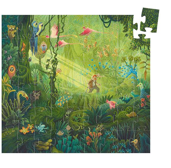 Silhouette Puzzle / In the jungle / 54 pcs