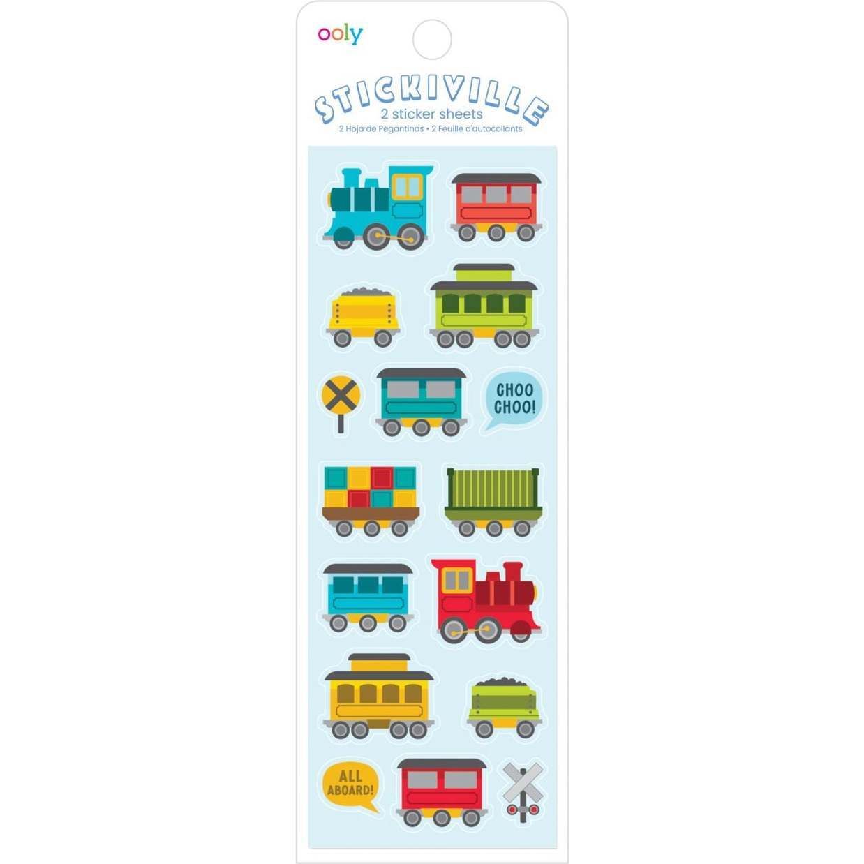 Sticikiville Stickers: All Aboard!