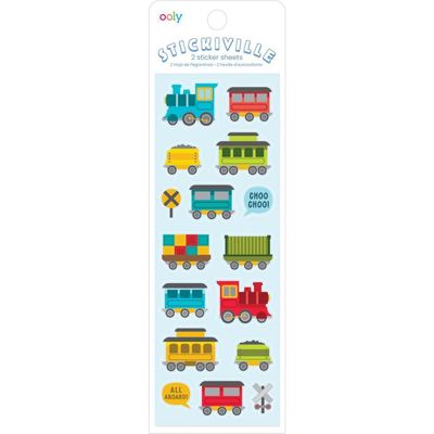 Sticikiville Stickers: All Aboard!