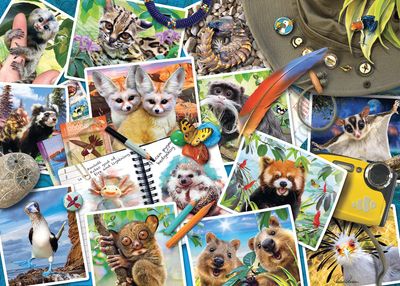 A Traveler&#39;s Animal Journal (1000 pc Puzzle)