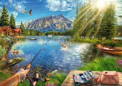 Ravensburger 1000 PCS Life at the Lake