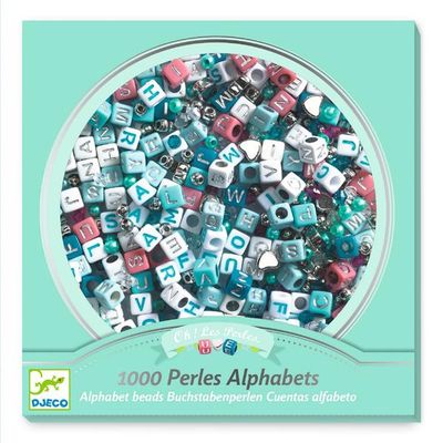 Djeco / Alphabet beads / Silver