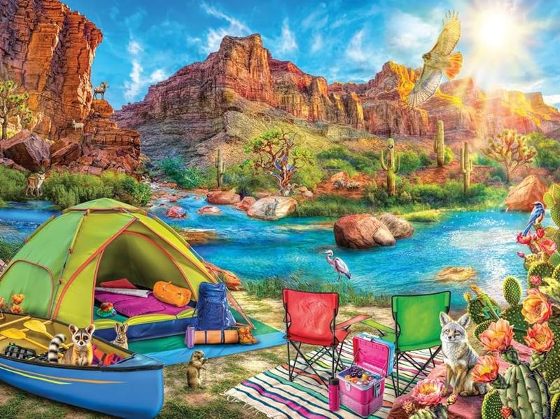Ravensburger 1500 PCS Canyon Camping