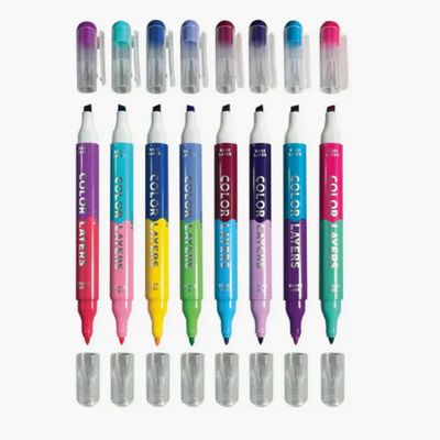 Color Layers Double-Ended Layering Markers