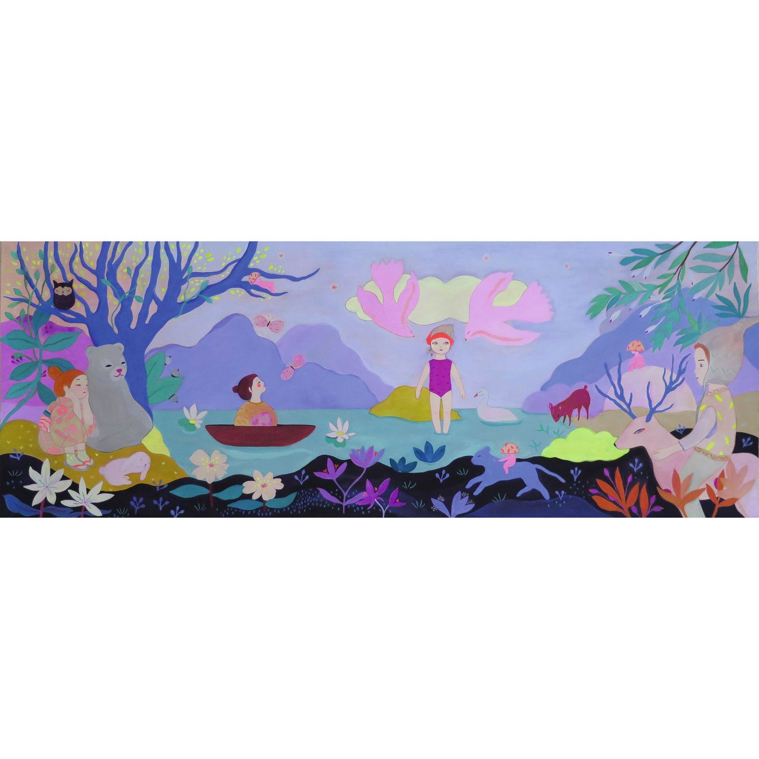 D&#39;Jeco Gallery puzzle / Children&#39;s Lake / 100 pcs