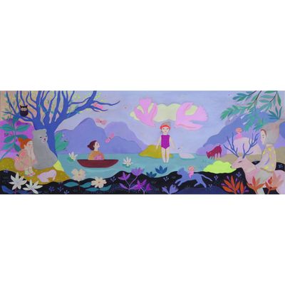 D&#39;Jeco Gallery puzzle / Children&#39;s Lake / 100 pcs