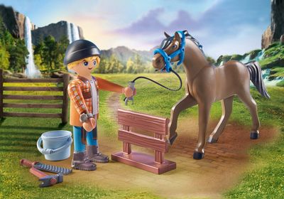 Playmobil Farrier Ben and Achilles