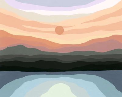 CreArt Minimalistic Landscape