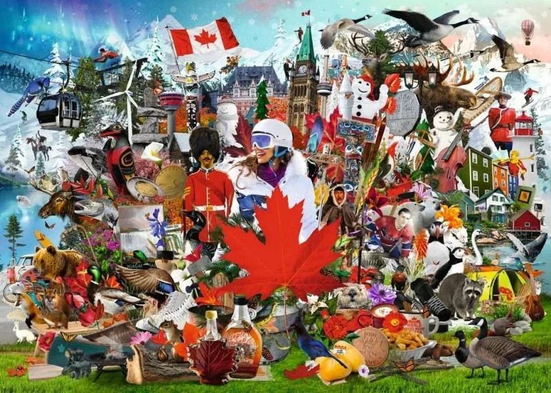 Ravensburger 1000 PCS Oh Canada!