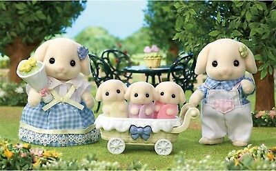Calico Critters Flora Rabbit Family