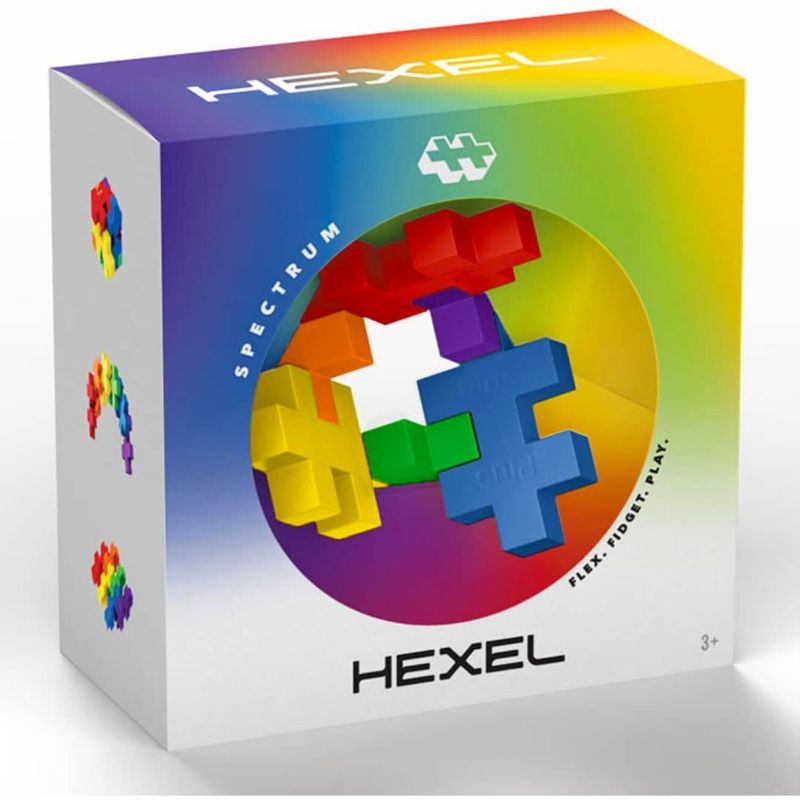 Plus Plus Hexel Rainbow