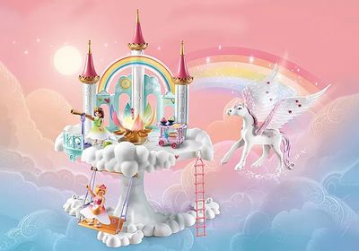 Rainbow Castle in the Clouds
