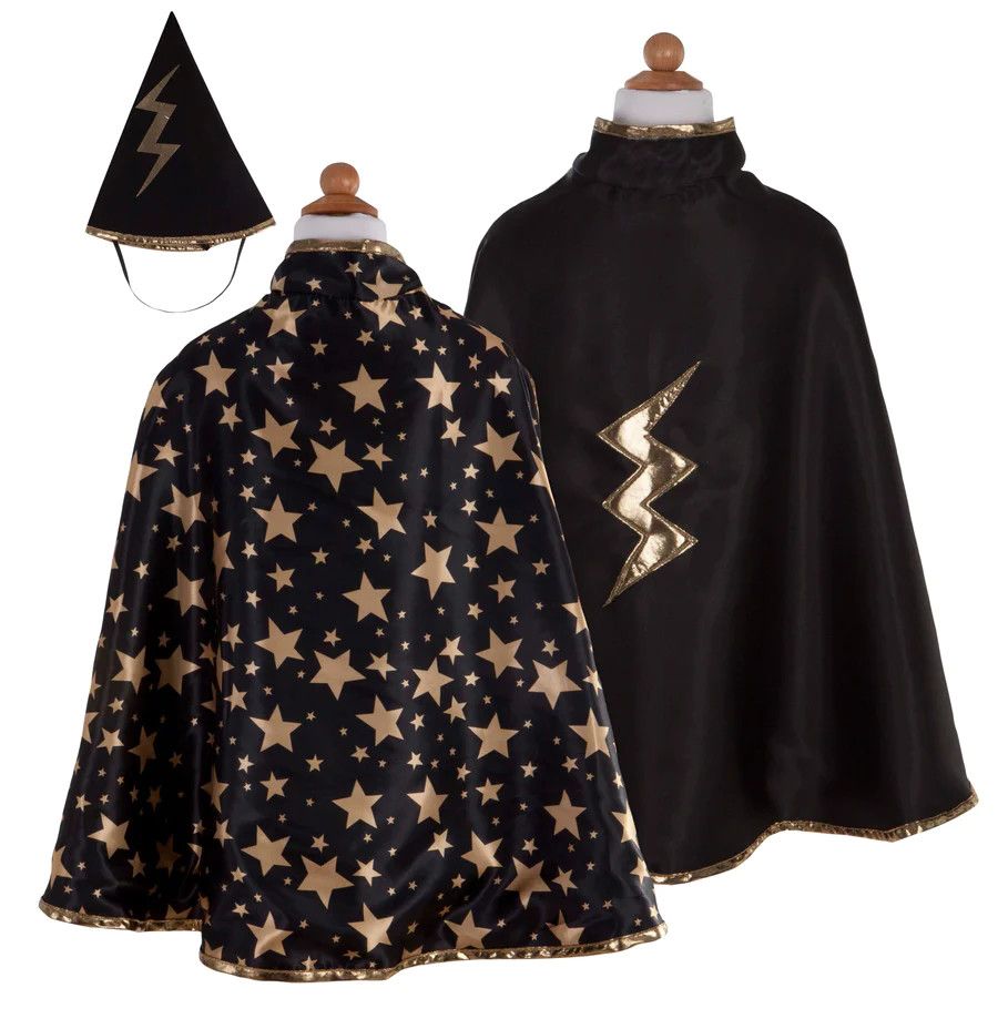 Rev. Wizard Cape &amp; Hat 4-6