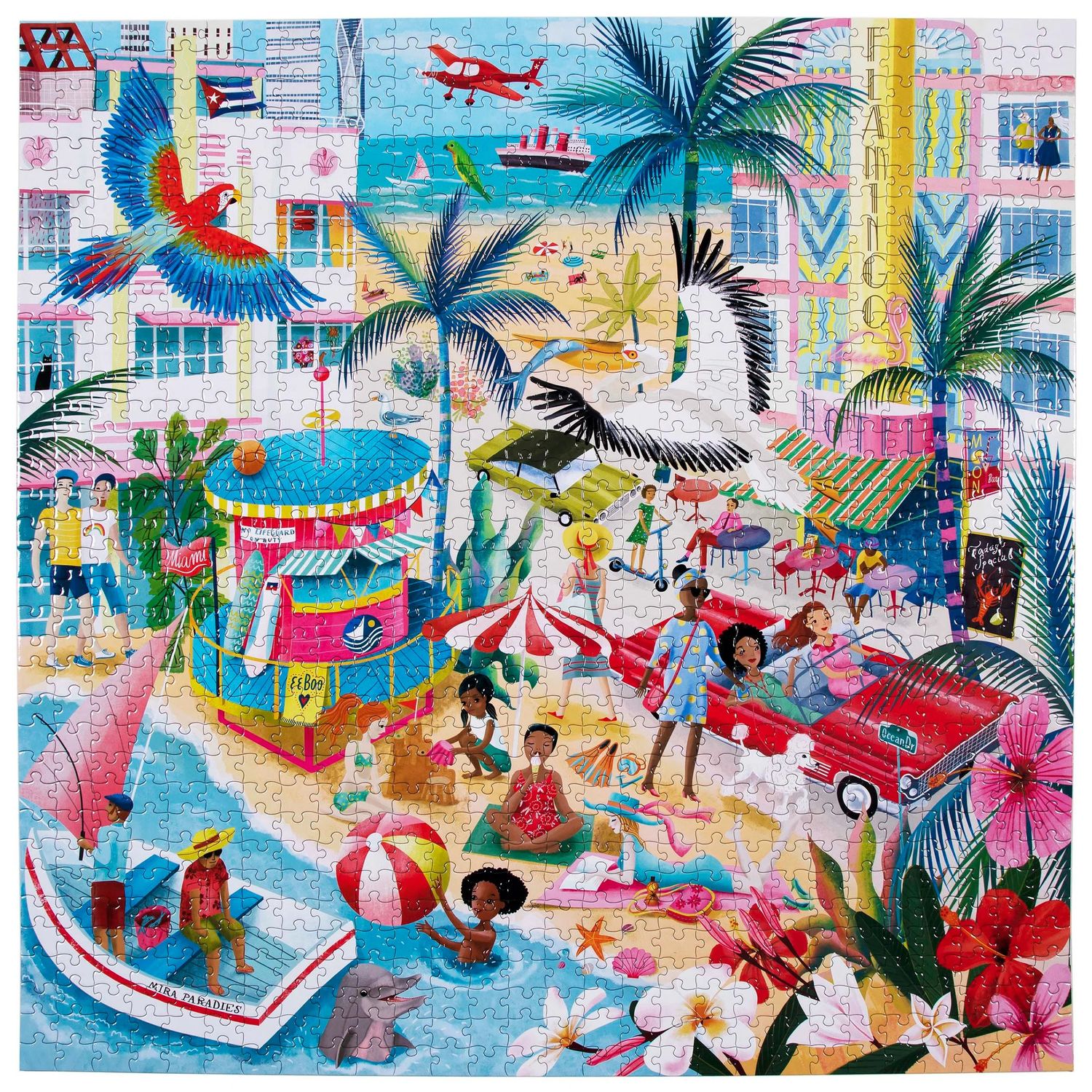 eeboo Miami 1000 PIECE PUZZLE