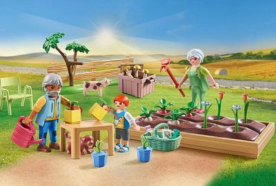 Playmobil Idyllic Vegetable Garden with Grandparents