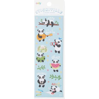 Stickiville Skinny - Playful Pandas