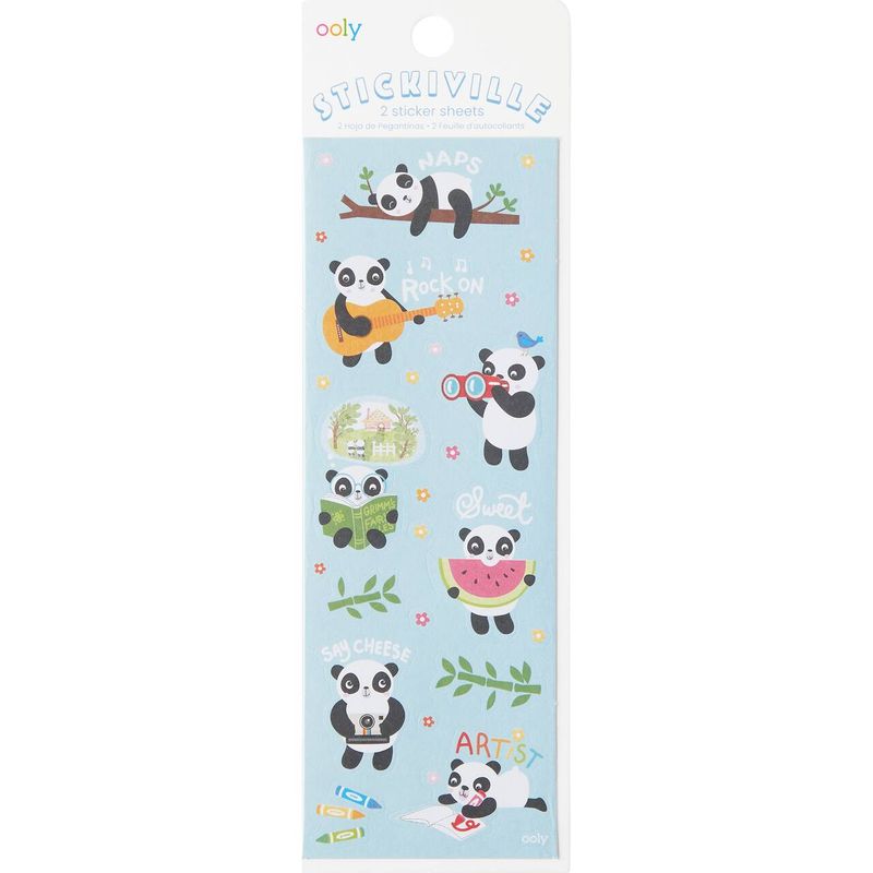 Stickiville Skinny - Playful Pandas