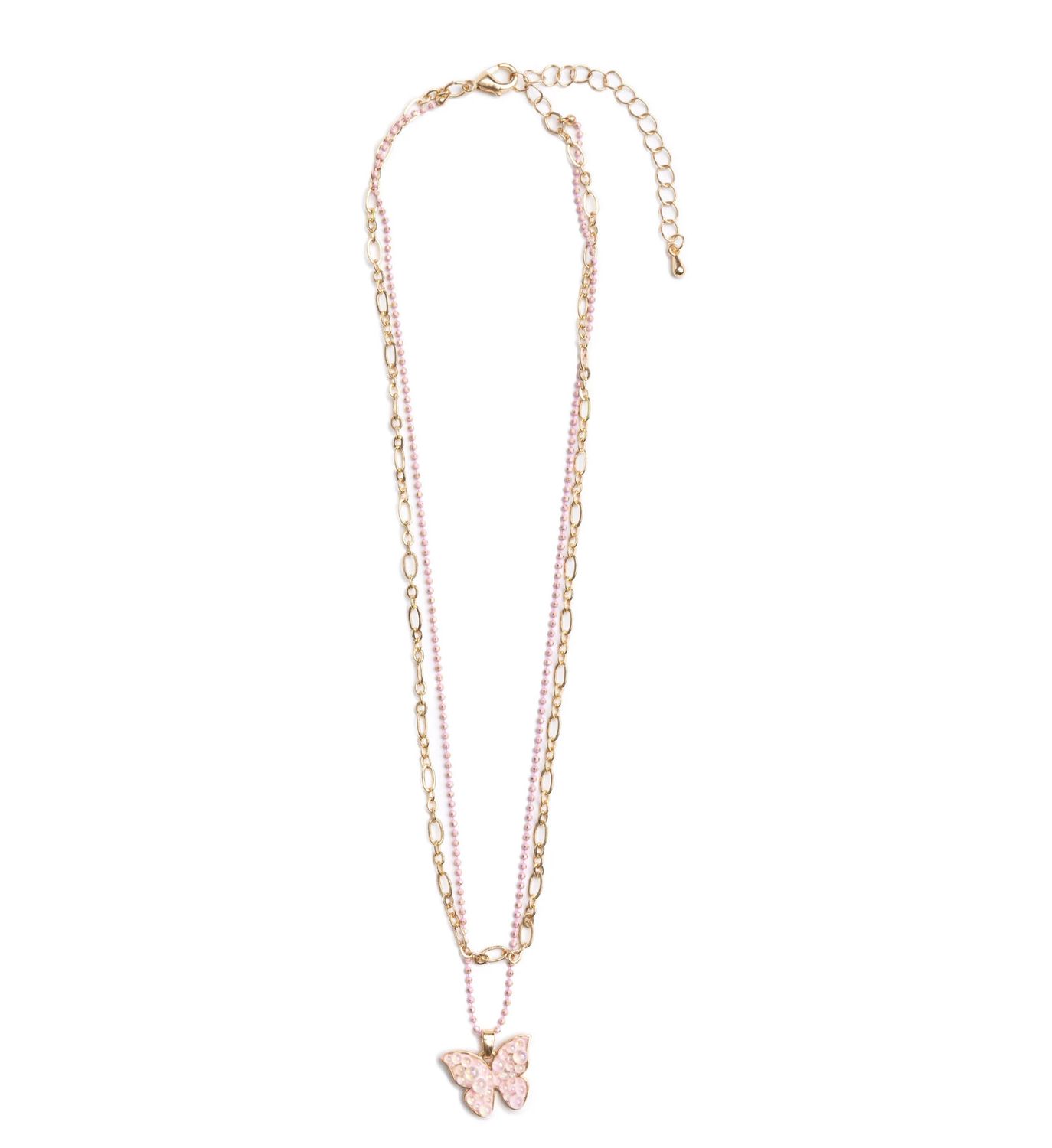 Chic Bubbly Butterfly Necklace