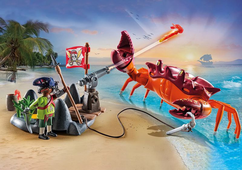 Battle against the Giant Crab