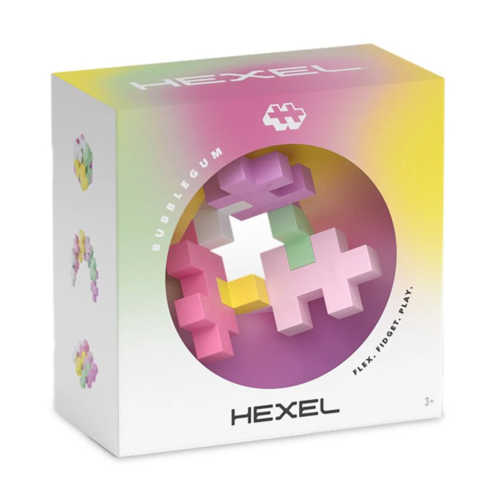 Plus Plus Hexel Bubblegum