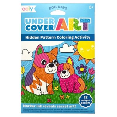 Undercover Art Hidden Patterns Colouring Activity - Dog Days