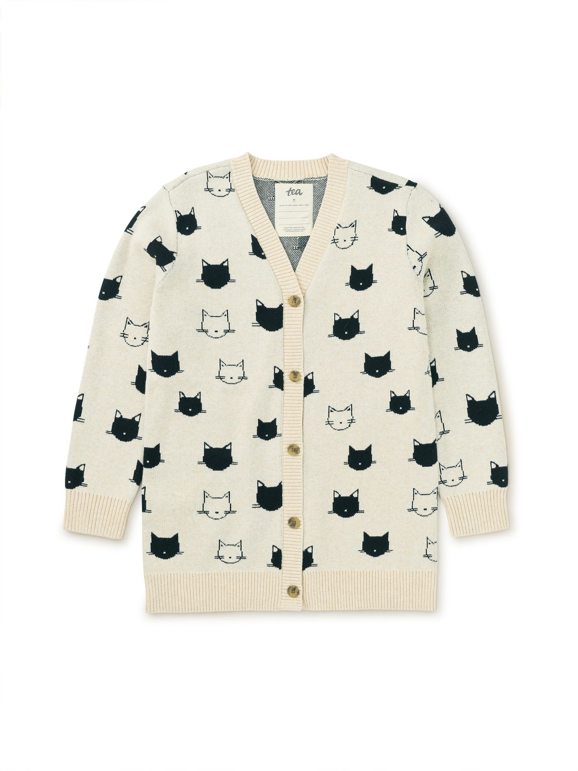 Long Cat Cardigan Sweater