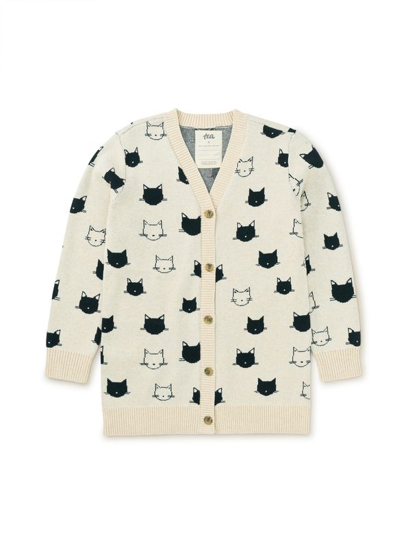 Long Cat Cardigan Sweater