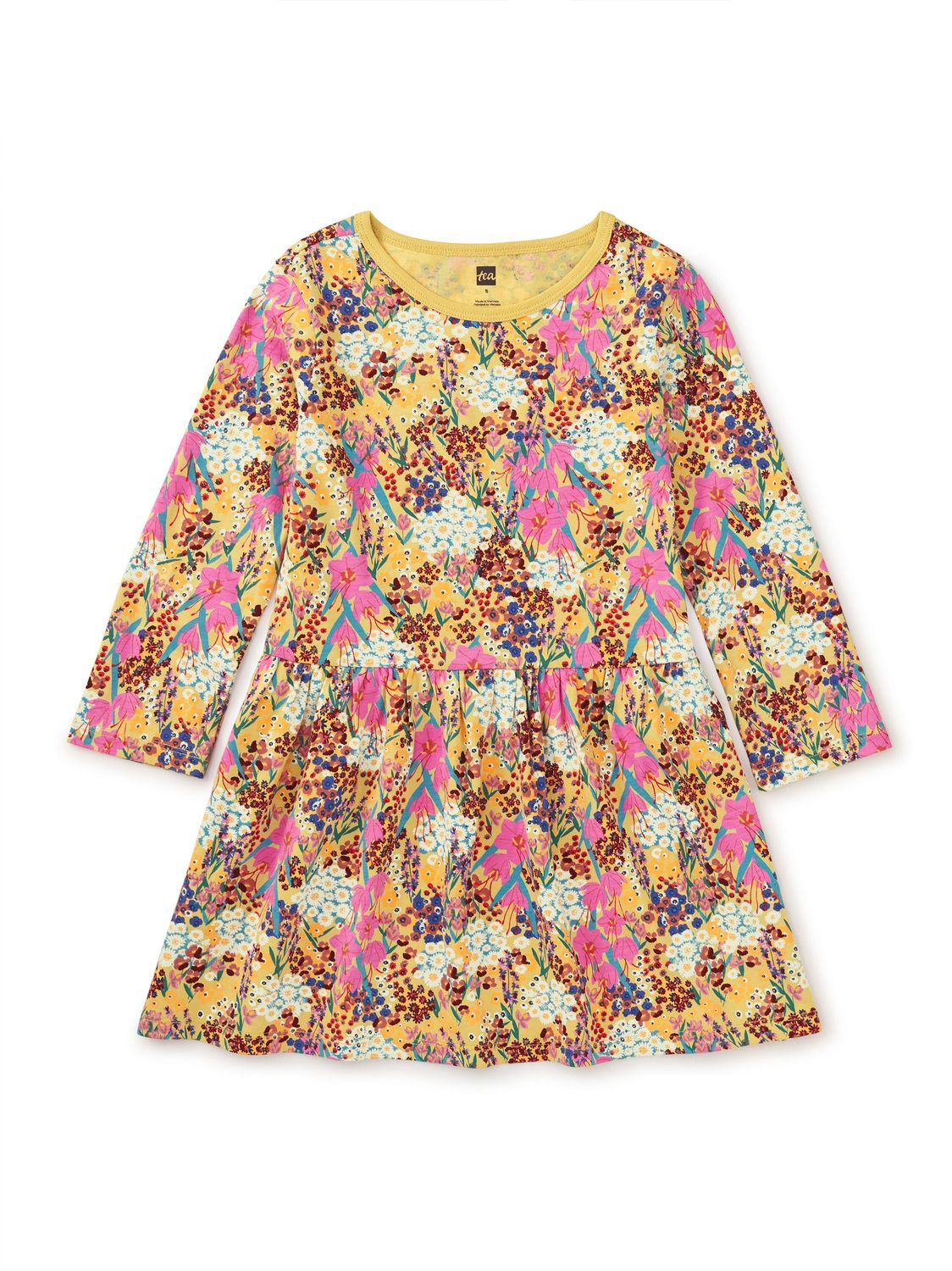  Long Sleeve Skirted Dress
