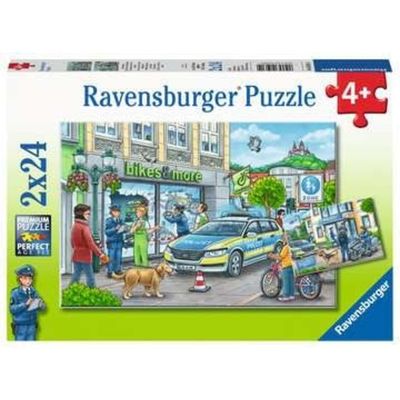 Ravensburger 2X24PCS  Police at work!