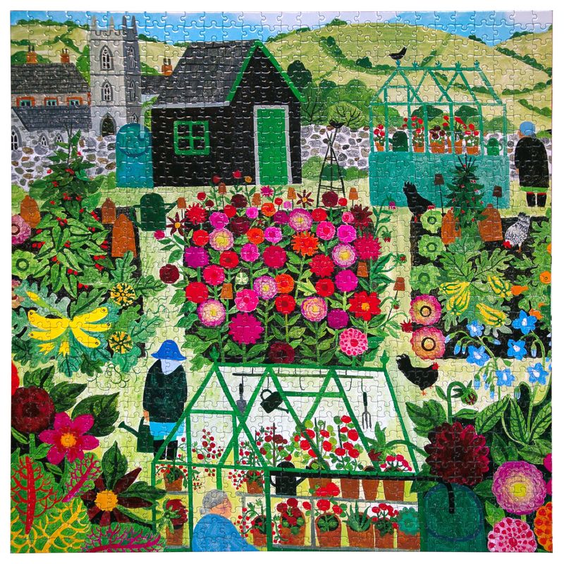 eeboo Garden Harvest 1000 PC SQUARE
