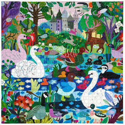 eeboo DUCKS IN THE CLEARING 1000 PIECE PUZZLE