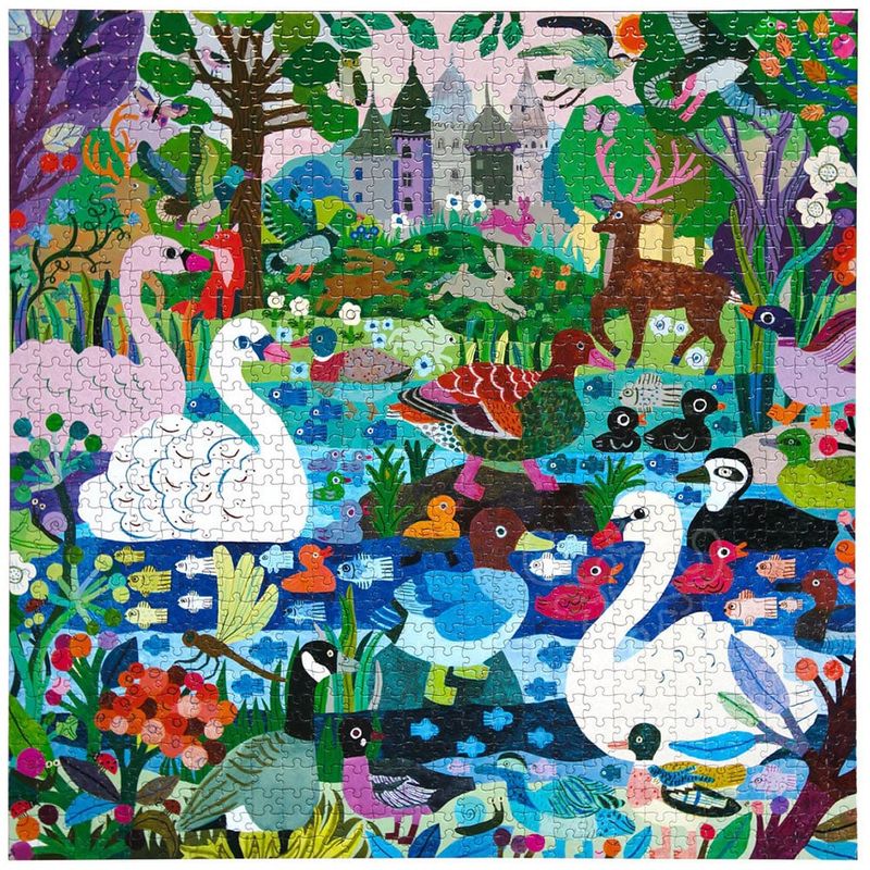 eeboo DUCKS IN THE CLEARING 1000 PIECE PUZZLE