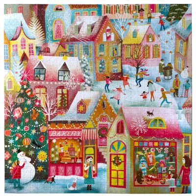 eeboo Holiday Village 1000 PCS