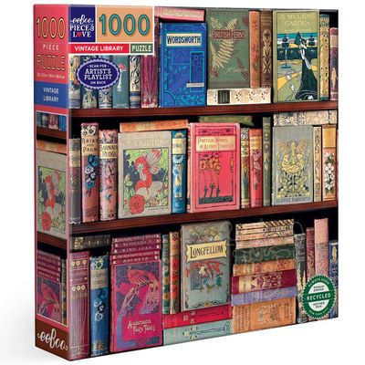 eeboo Vintage Library 1000 PCS
