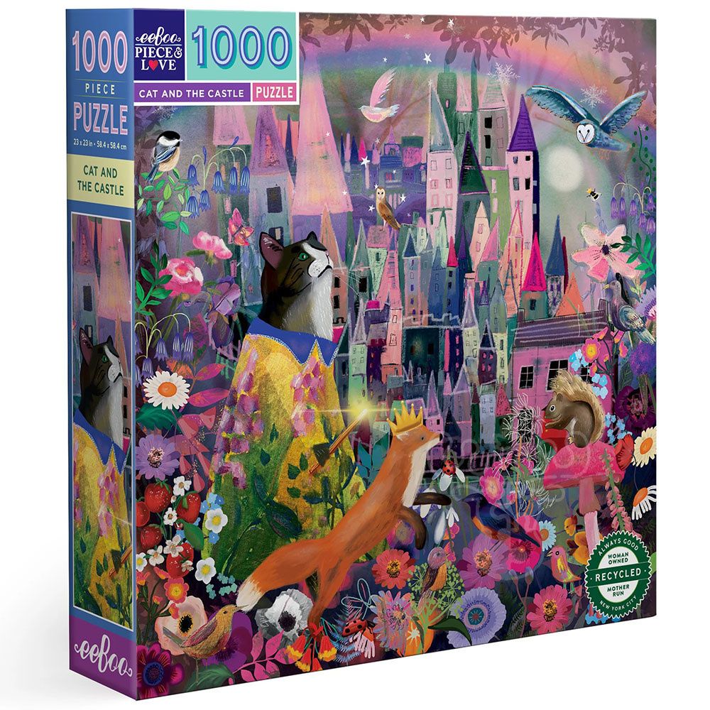 eeboo CAT AND THE CASTLE 1000 PCS