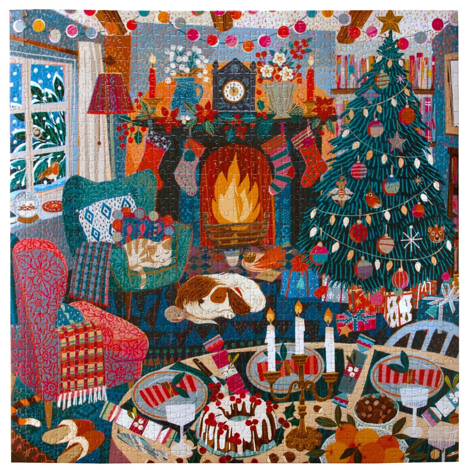 eeboo English Cottage Christmas 1000 PCS