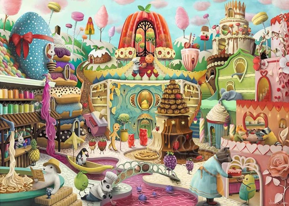 Ravensburger 1000 PCS Sweet Street