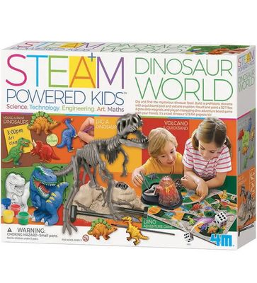 STEAM KIDS DELUXE DINOSAUR WORLD