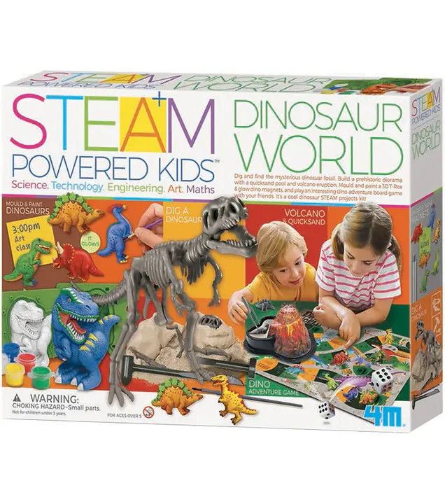 STEAM KIDS DELUXE DINOSAUR WORLD