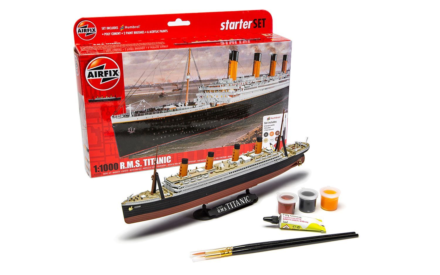 1:1000 RMS Titanic -Small Set