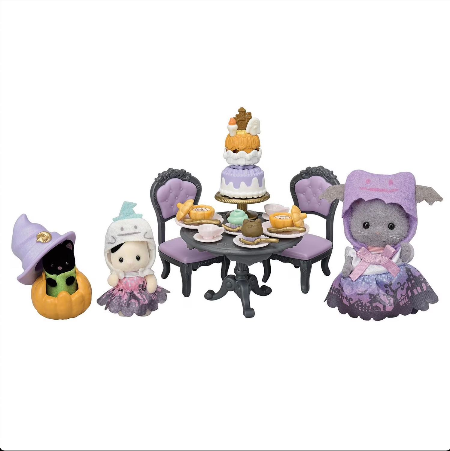 CALICO CRITTERS  HALLOWEEN SURPRISE PARTY SET