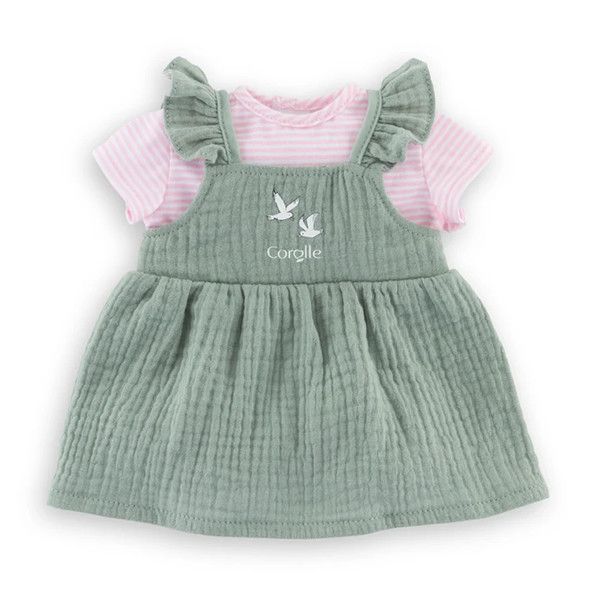 Corolle 12 inch Ruffle Dress and T Shirt