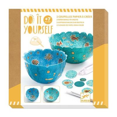 DIY / In the sea / paper bowls to create