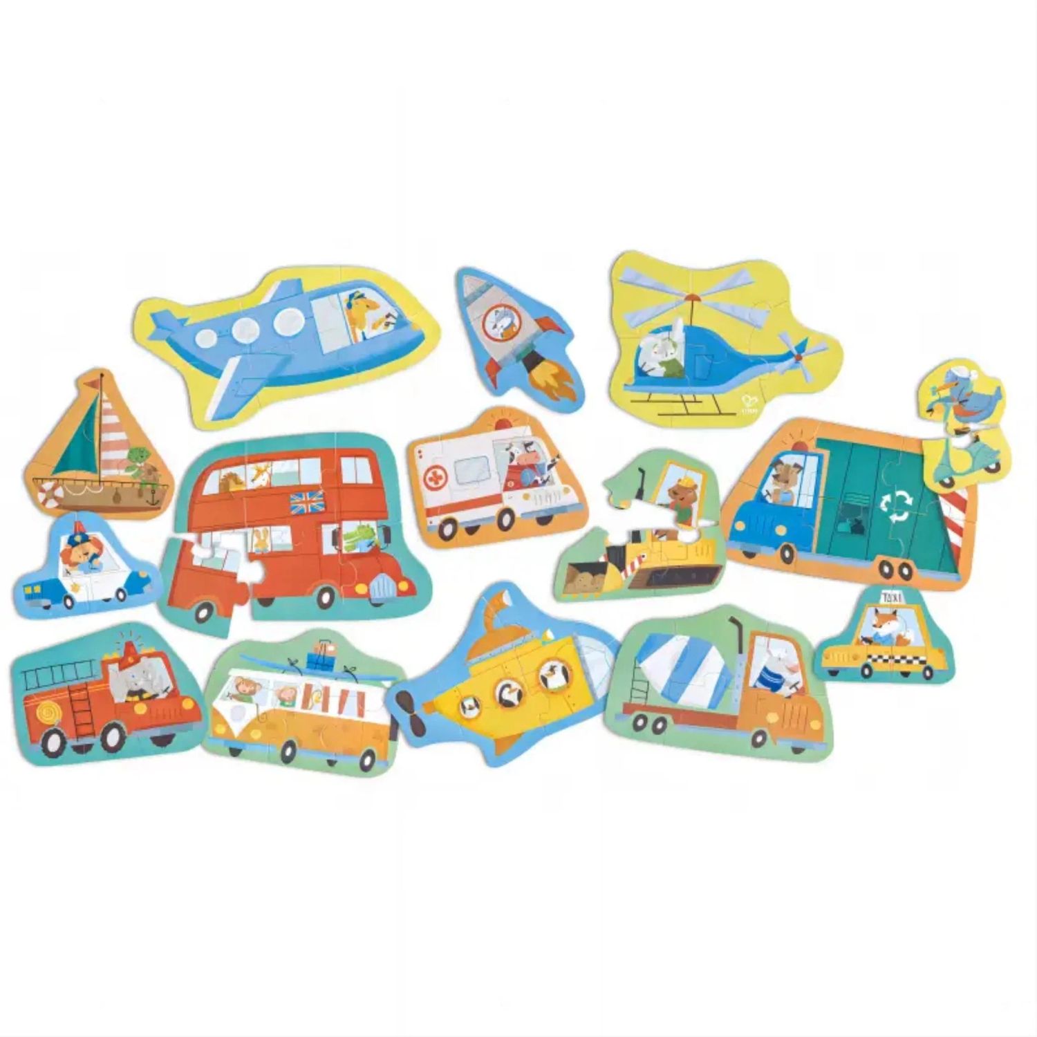 Hape Wheels &amp; Wonders Puzzle