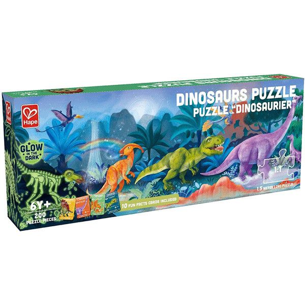 DINOSAUR GLOW IN THE DARK PUZZLE