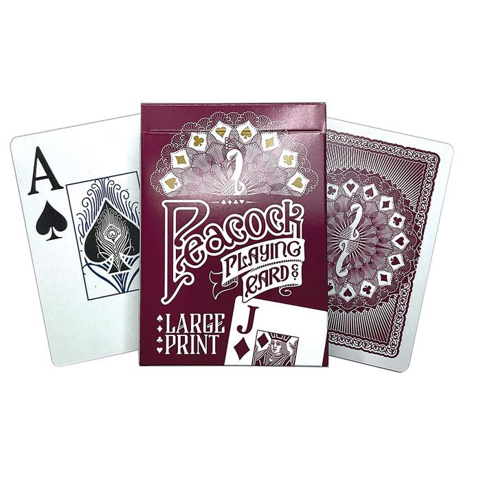 Large Index Poker Playing Cards