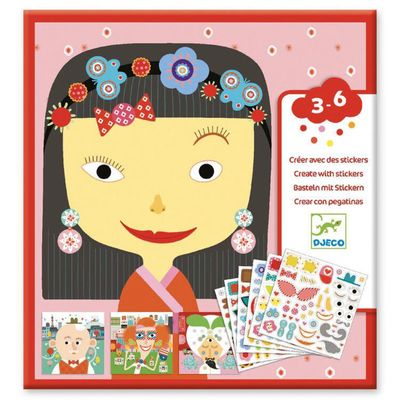 Create with stickers / All different