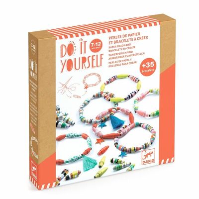 DIY / Pop and colourful : paper beads et bracelets